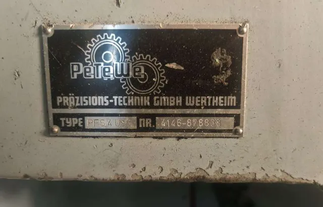 Оптико-шлифовальный станок PeTeWe PFS 4u