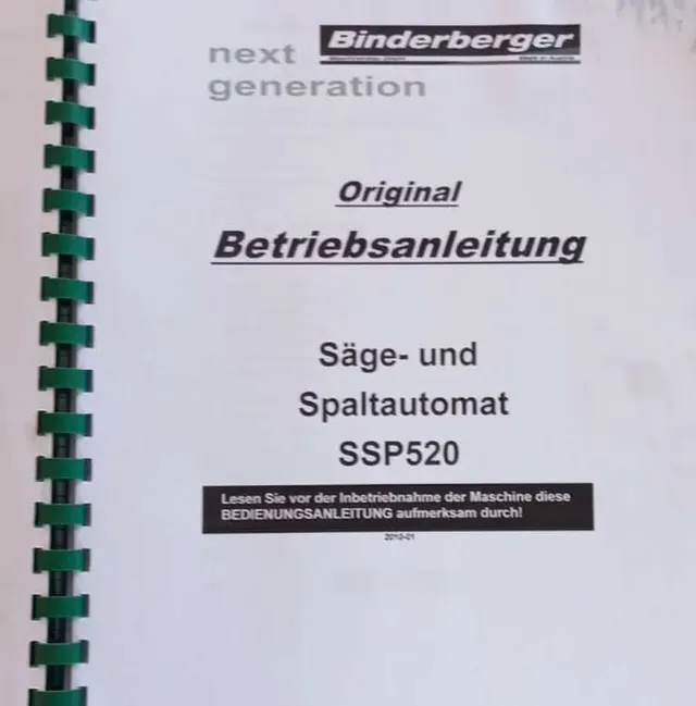 Дровокольная линия Binderberger SSP520 Германия