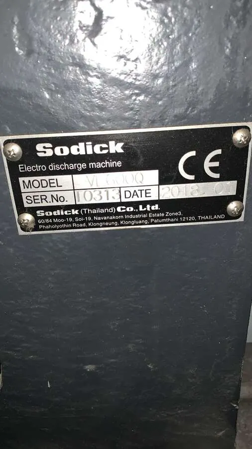 Станок электроэрозионный SODİCK VL 600Q с ЧПУ