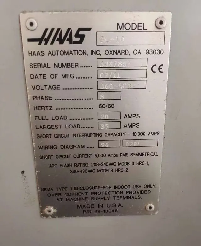 Токарный станок Haas SL-10 США 2011г.в.