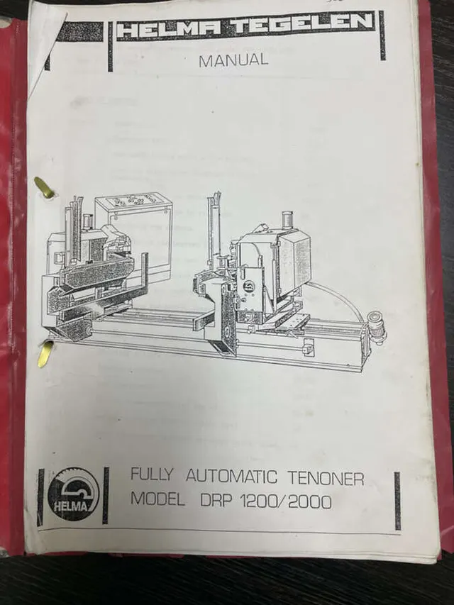 Станок шипорезный двусторонний Helma DRP2000 1984г