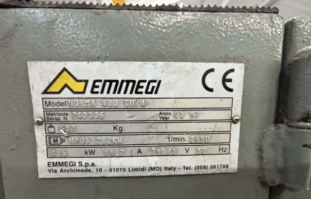 Пила торцовочная Emmegi Norma 400 TU/4