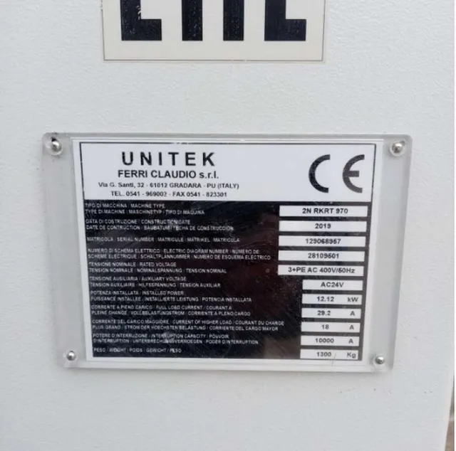 Калибровально-шлифовальный станок UNITEK 2N RKRT 9