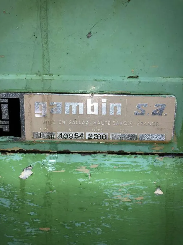 Станок широкоуниверсальный фрезерный Gambin 1M