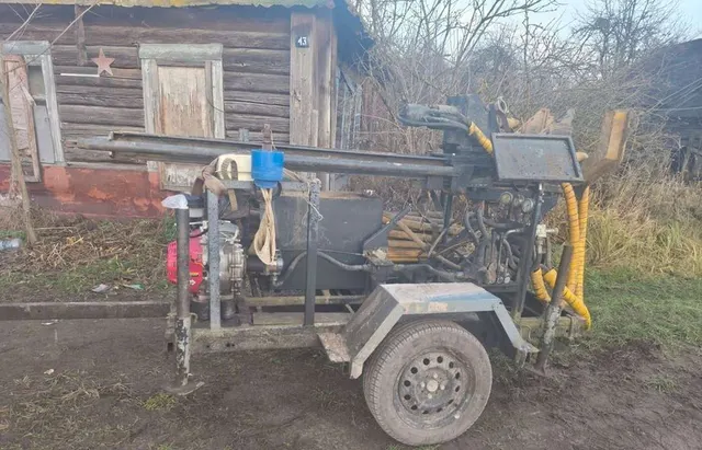 Буровая установка на базе прицепа