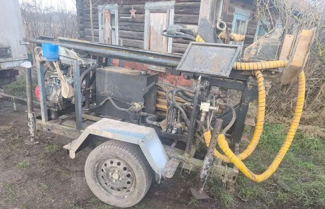 Буровая установка на базе прицепа