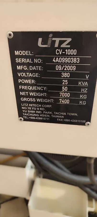 Обрабатывающий центр LITZ CV-1000