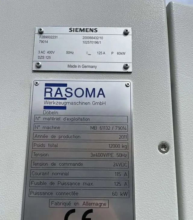 Токарный станок Rasoma DZS 125-2 Германия 2011г.в.