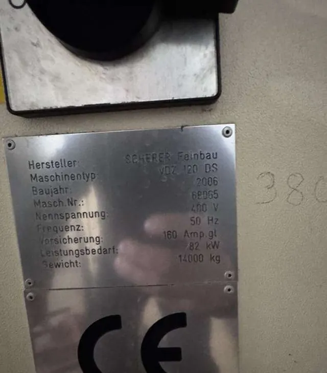 Токарный центр Scherer Feinbau VDZ 120DS с ЧПУ