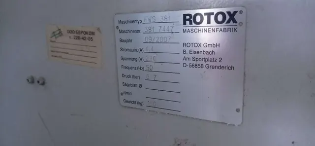 Фрезерный автомат трехголовый Rotox FWS 381
