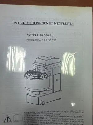 Тестомесы MAG 80 2 V