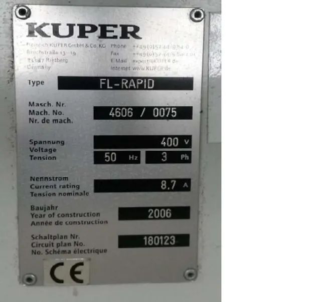 Станок для сшивки шпона Kuper FL-RAPID