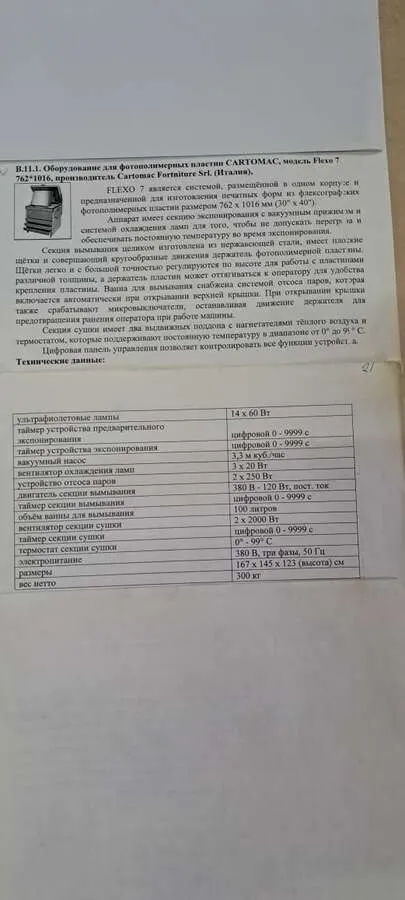 Участок изготовления клише флексоформ Италия