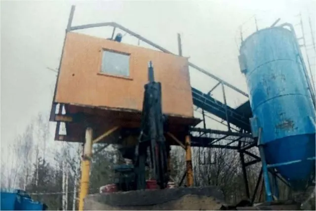 Мобильно-передвижной бетонный завод