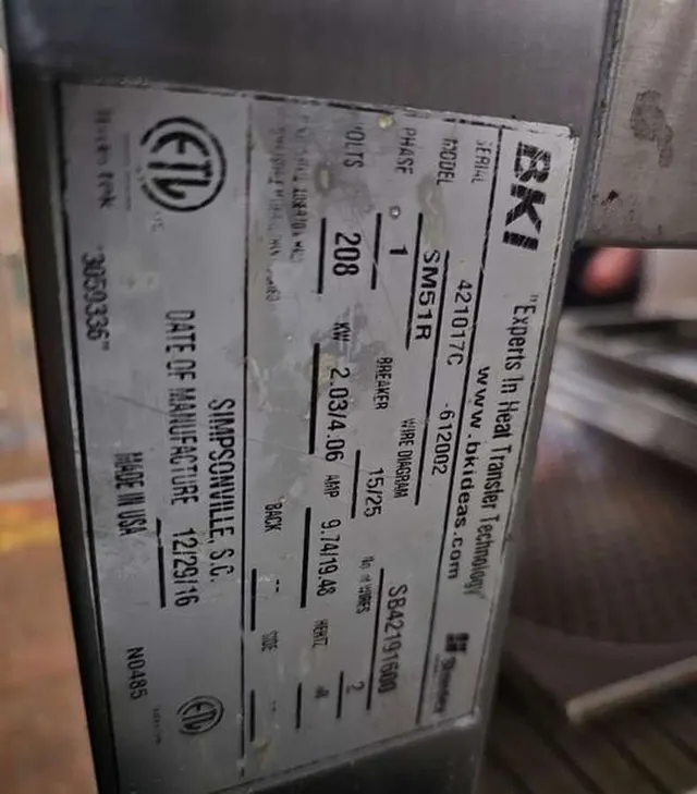 Печь BKI SM-51 SANDWICH WARMER США