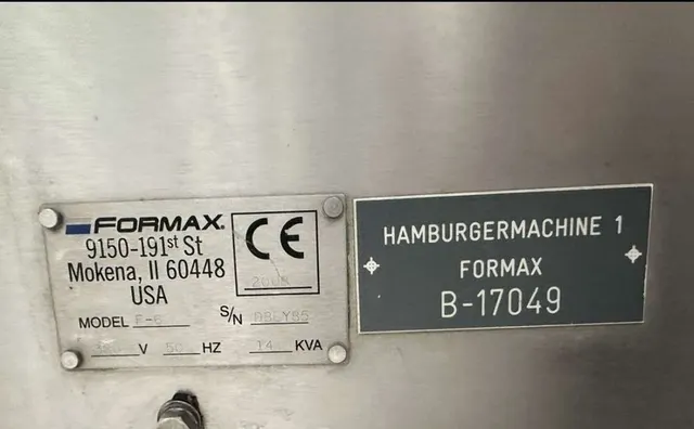 Котлетоформовочная машина Formax F6 Hamburger