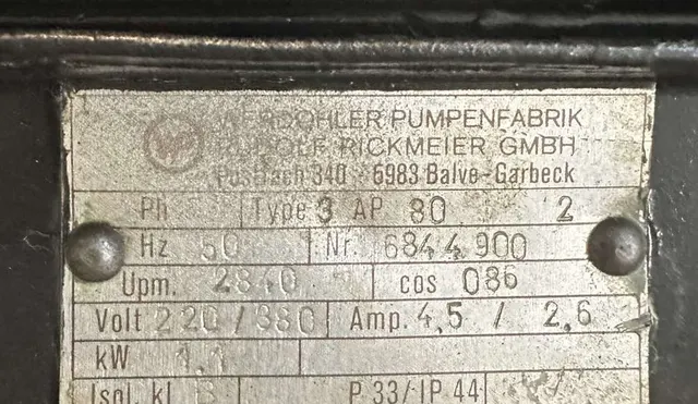 Шприц гидравлический Rickmeier 40