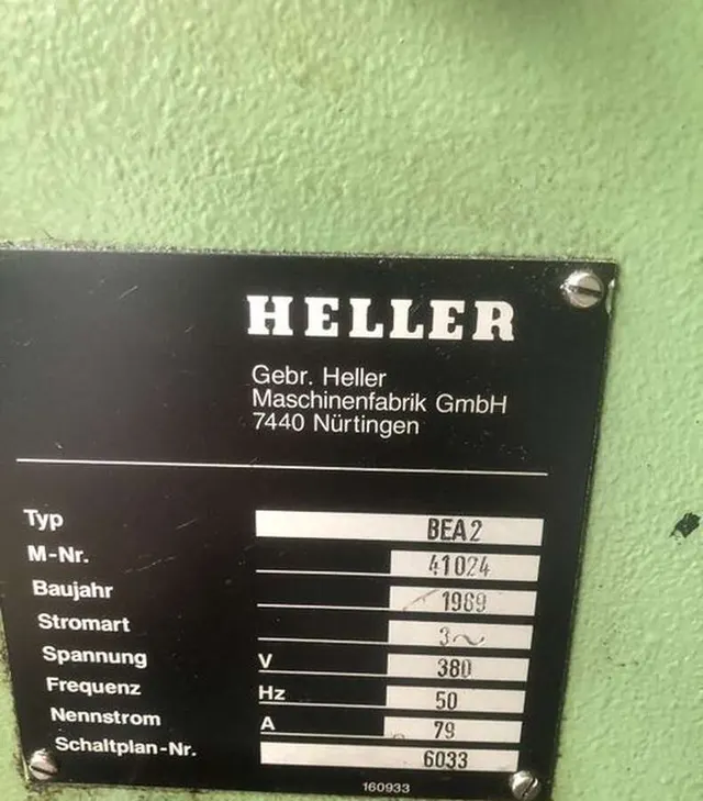 Обрабатывающий центр Heller ВЕА 2