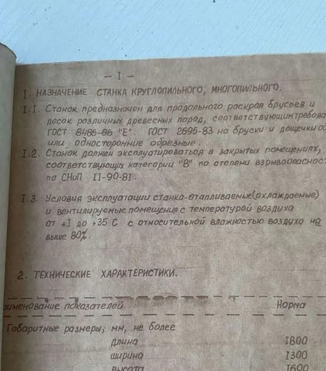 Станок круглопильный многодисковый ЦМ-120