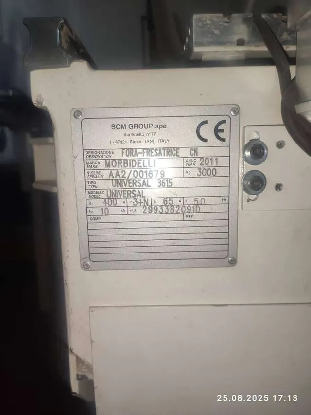 Обрабатывающий центр SCM Morbidelli Universal 3615