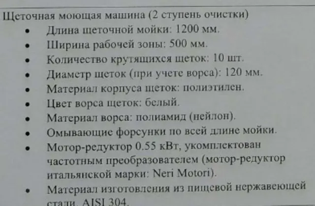 Промышленная мойка для ягод