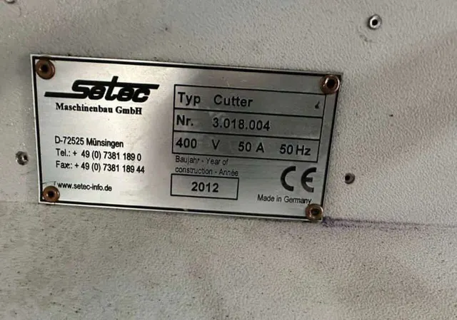 Режущий плоттер раскроя SETEC 3x6 Германия