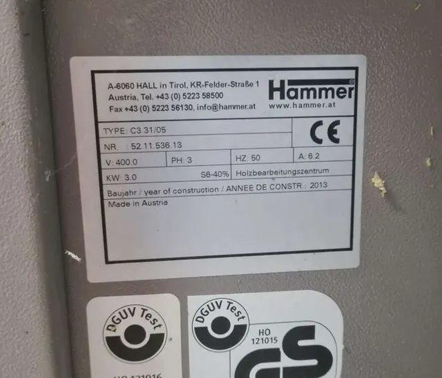 Многофункциональный станок Hammer 3C 31
