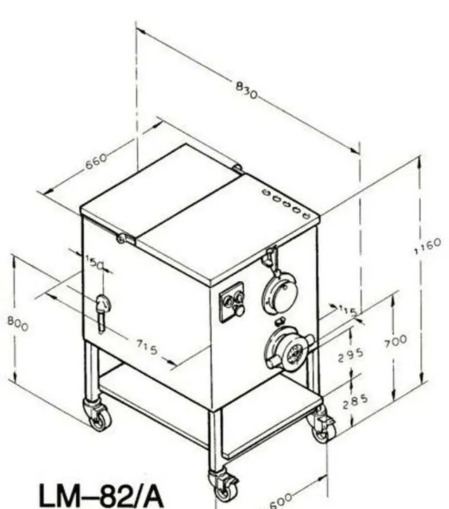 Автоматическая мясорубка KT LM-82/А