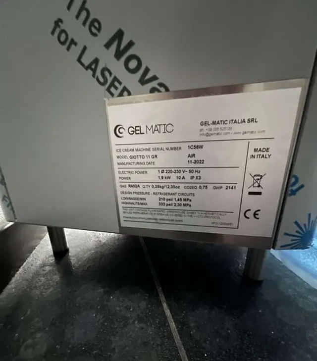 Фризер для мороженого Gelmatic Giotto 11 GR