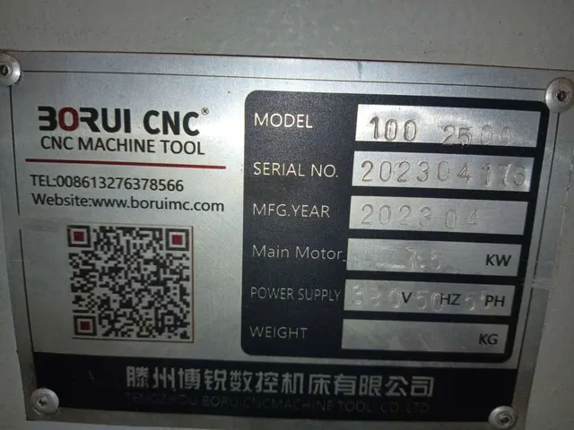 Листогибочный пресс с ЧПУ Borui 100 2500