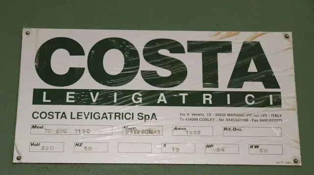 Станок шлифовальный Costa 70 ССС 1150
