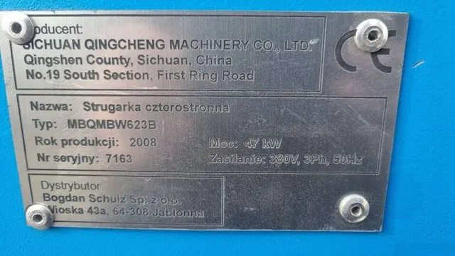 Четырёхсторонний станок с универсальным шпинделем MBW623B