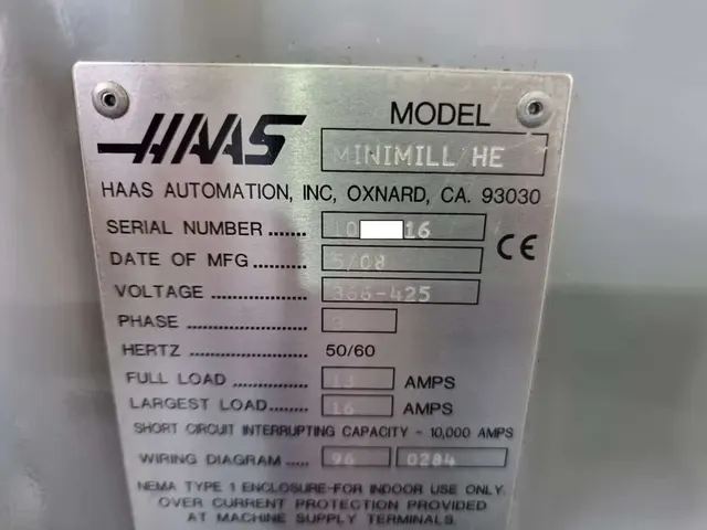 Фрезерный станок Haas MINIMILL HE 2008г.в.