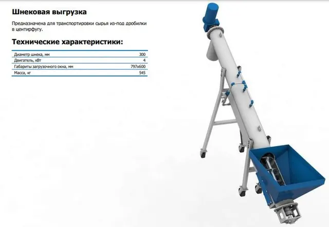 Линия для измельчения и отмывки ПЭТ-бутылки