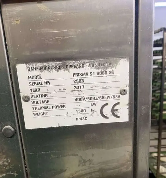 Печь ротационная DANZIFORNI Prisma S1 6080 SE