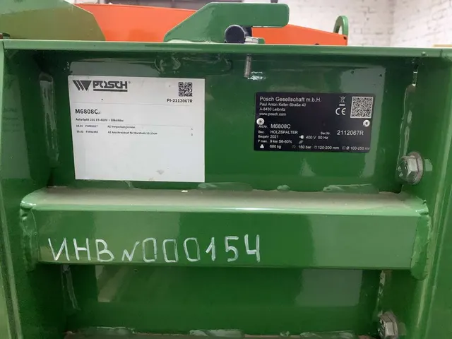 Дровокол Posch M6808C Австрия 2021г.в.