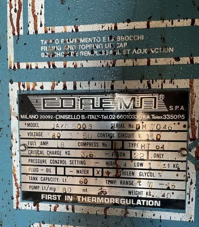 Чиллер Corema JA/0-500S