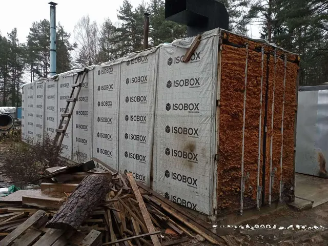 Сушильная камера на базе 40-футового контейнера с воздухонагревателем