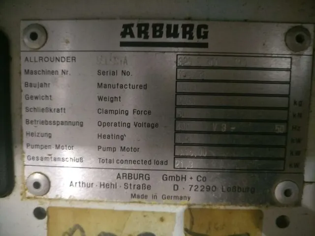 Термопластавтомат Arburg 320S 500-150 Германия