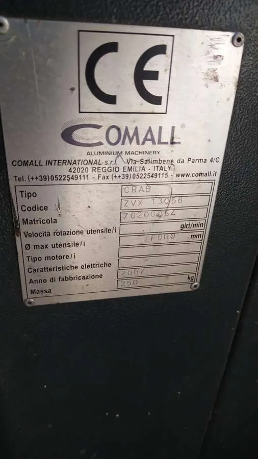 Пресс углообжимной пневматический COMALL CRAB XL