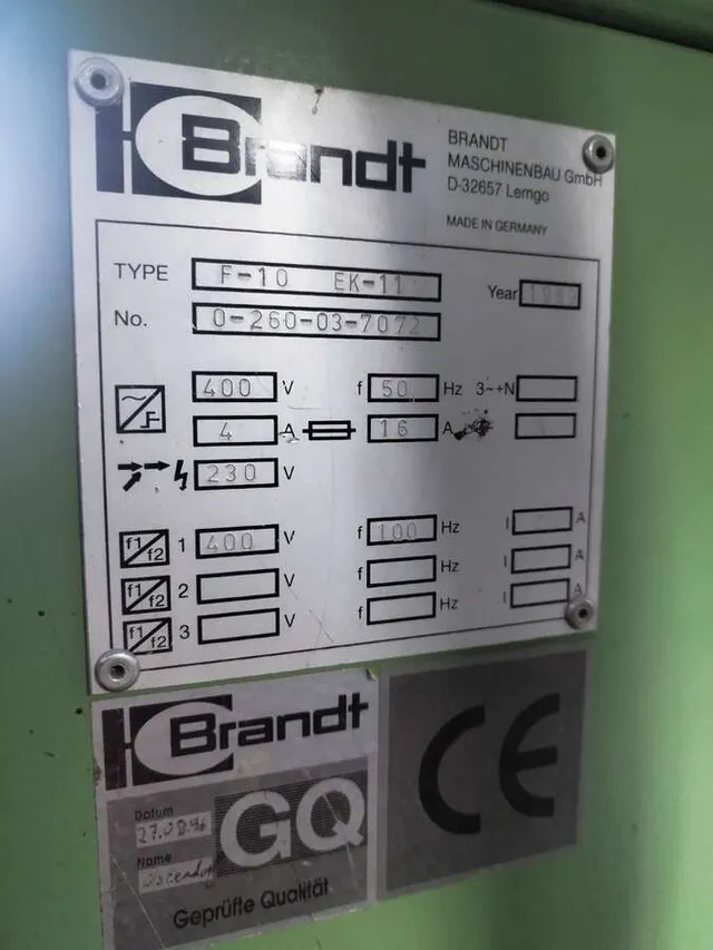 Станок кромкофрезерный Brandt F-10