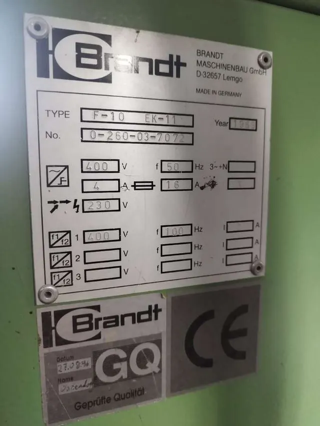 Станок кромкофрезерный Brandt F-10