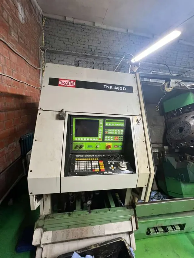 Токарный патронный полуавтомат с ЧПУ Traub TNA-480D