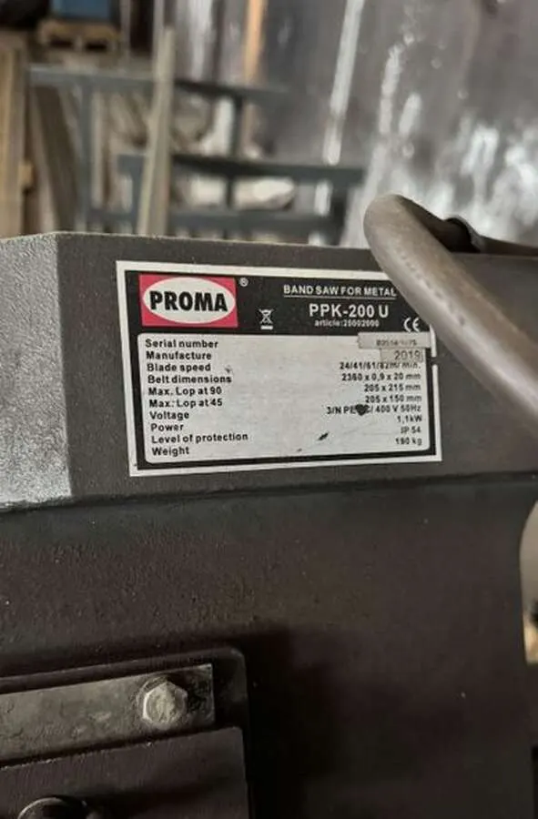 Ленточнопильный станок по металлу Proma РРК-200U