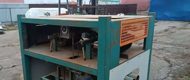 Станок кромкообрезной проходного типа КМ-400
