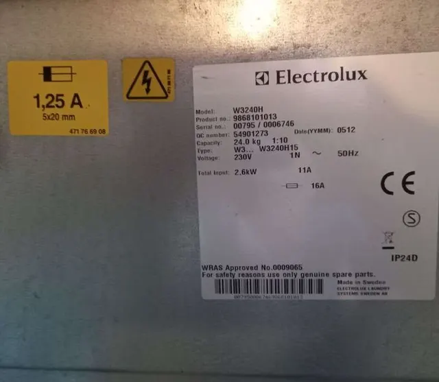 Стиральная машина Electrolux W3240H 24 кг 2005г.в.
