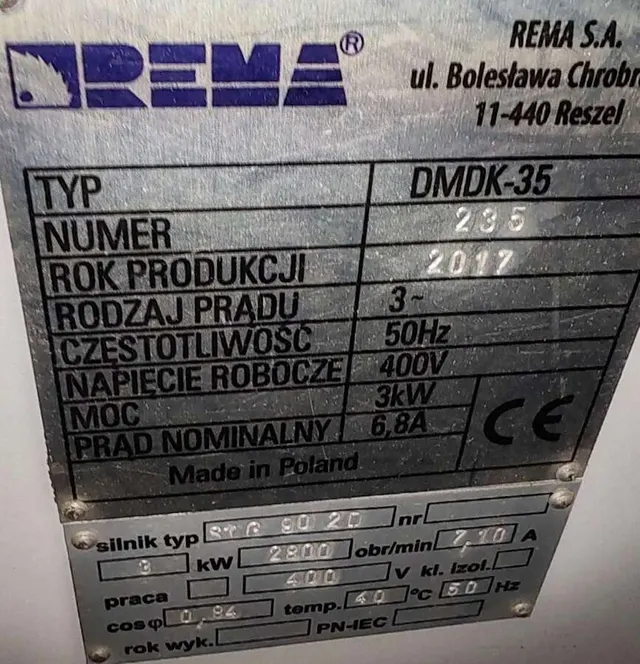 Торцовочный станок REMA DMDK-35