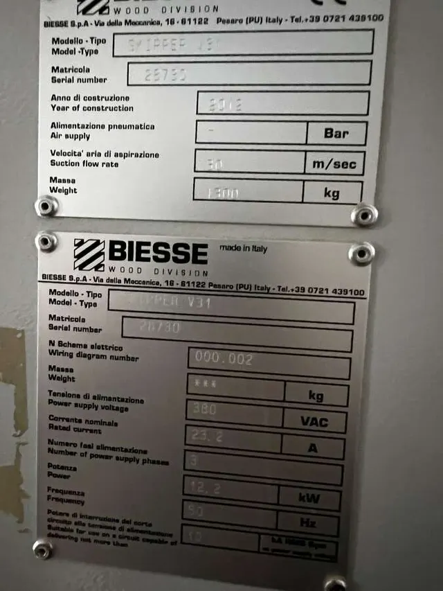 Сверлильно-присадочный центр с ЧПУ Biesse Skipper V31