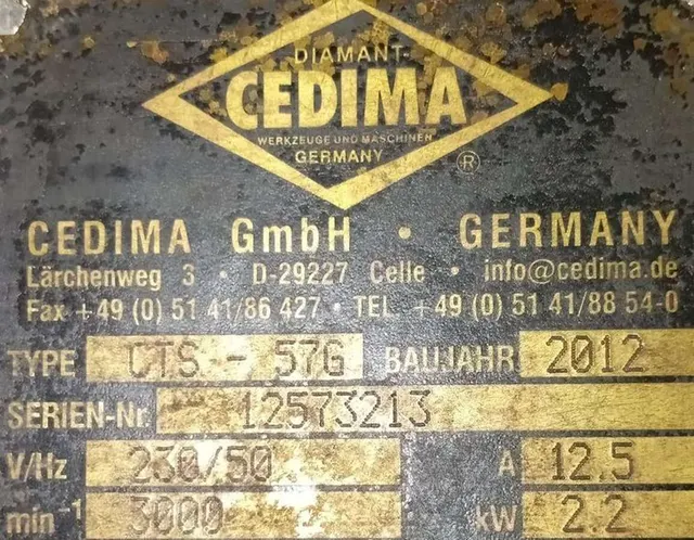 Камнерезный станок CTS -57G Cedima