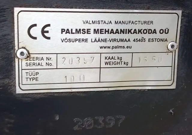 Трелевочный полуприцеп Palms 10D